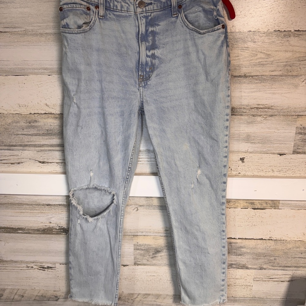 Abercrombie & Fitch Light Blue High Rise Jeans